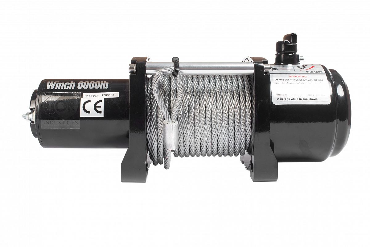 Лебедка (1361 кг/13,5 м) автомобильная TOR 12 V P3000-1A